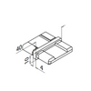 UNIKIM Stainless Steel Square Modern Handrail Mounting Connector Fitting